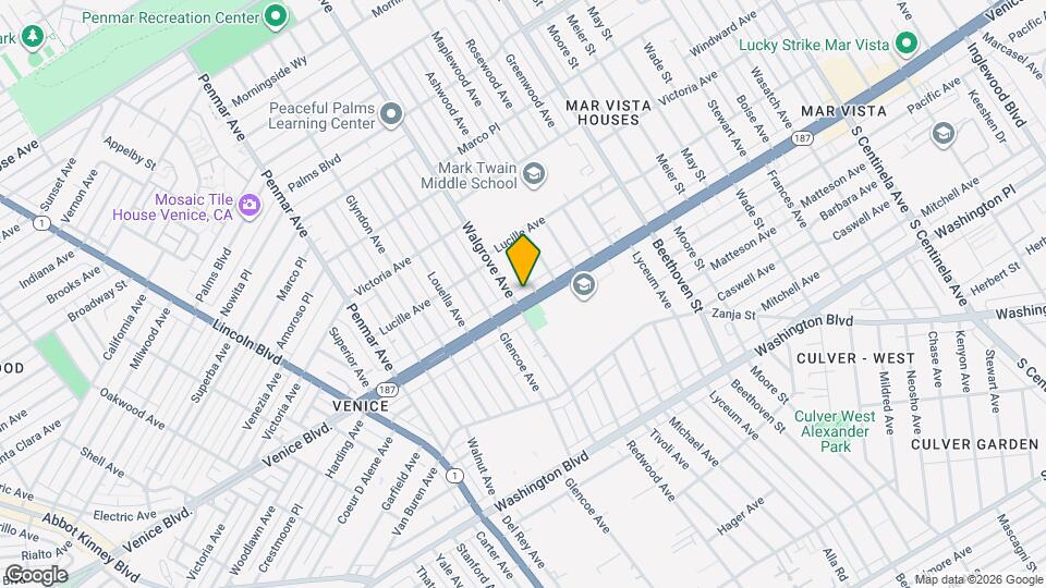 13263 Venice Blvd Map and Location Details