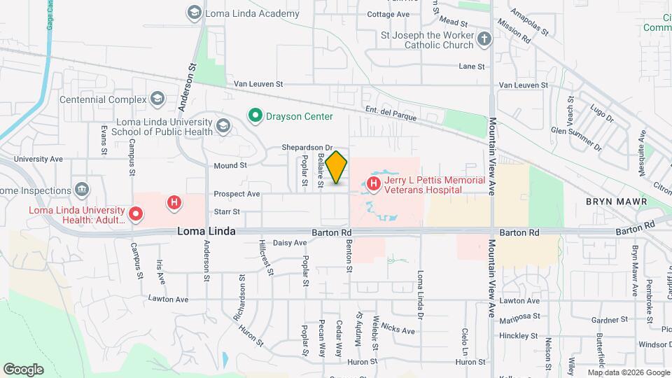 25260 Prospect Ave Map and Location Details