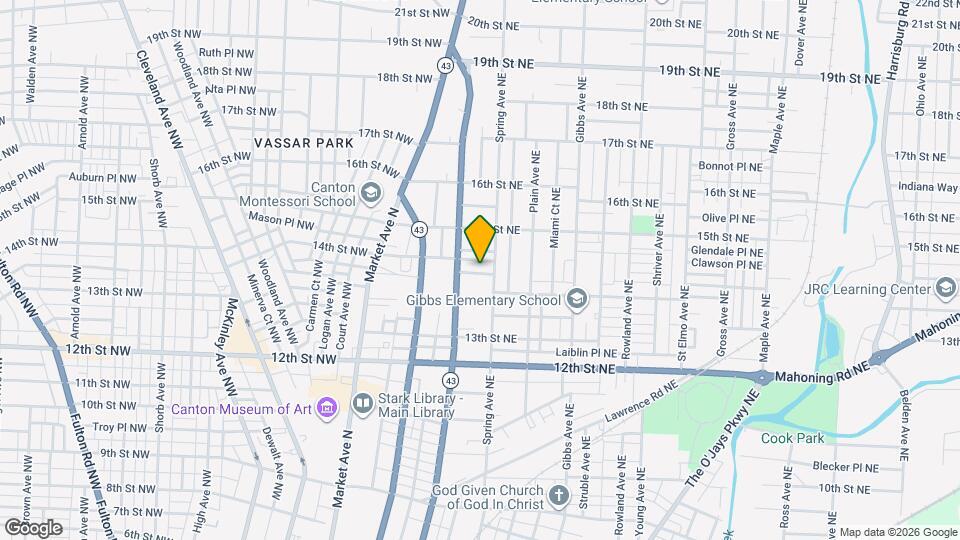 601 Melrose Pl NE Map and Location Details