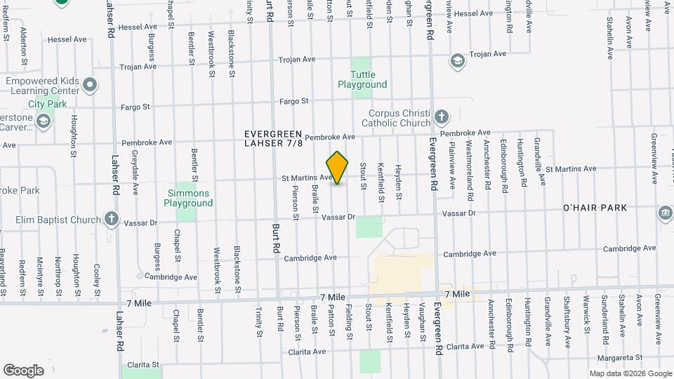 19488 Patton St Map and Location Details