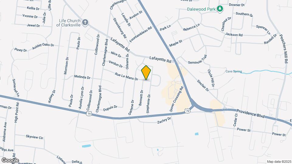 284 Rue Le Mans Dr Mapa y Detalles de la Ubicación