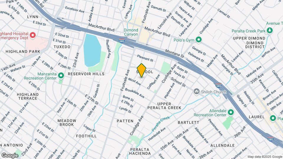 3027 Capp St Map and Location Details