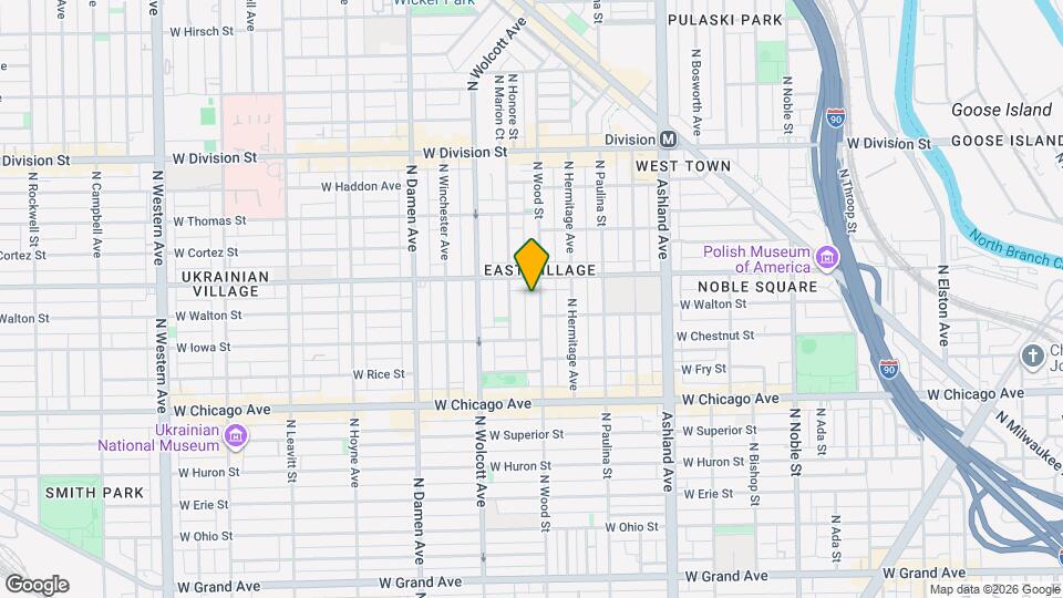 938 N Wood St Mapa y Detalles de la Ubicación