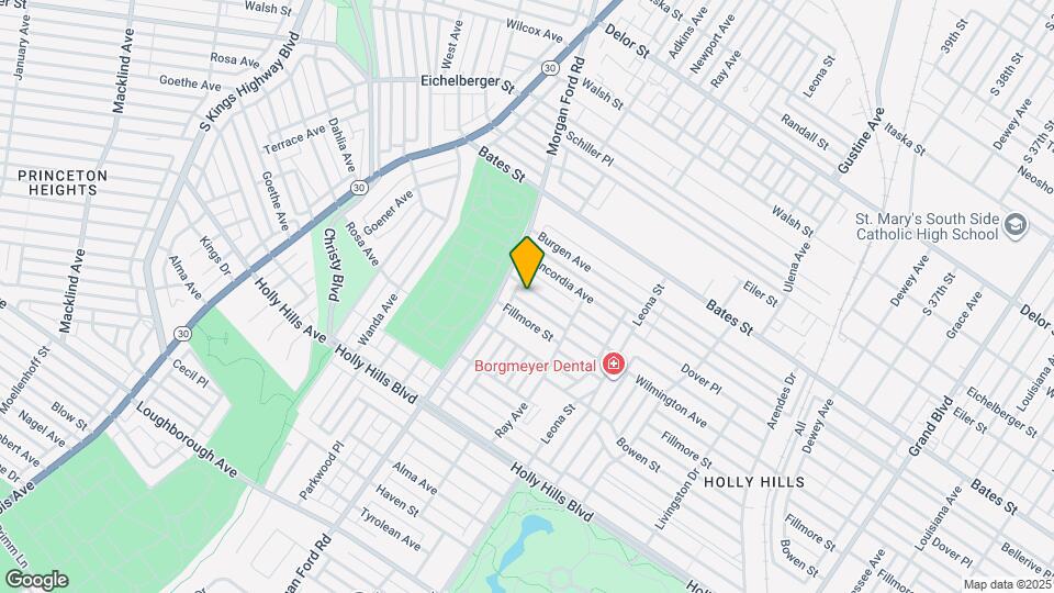 4152 Wilmington Ave Map and Location Details