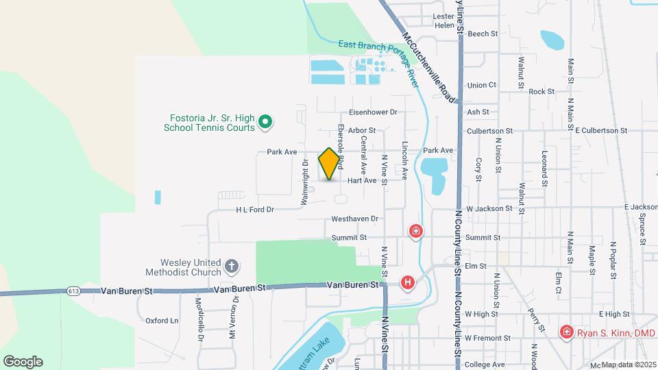 711 Hart Ave Map and Location Details