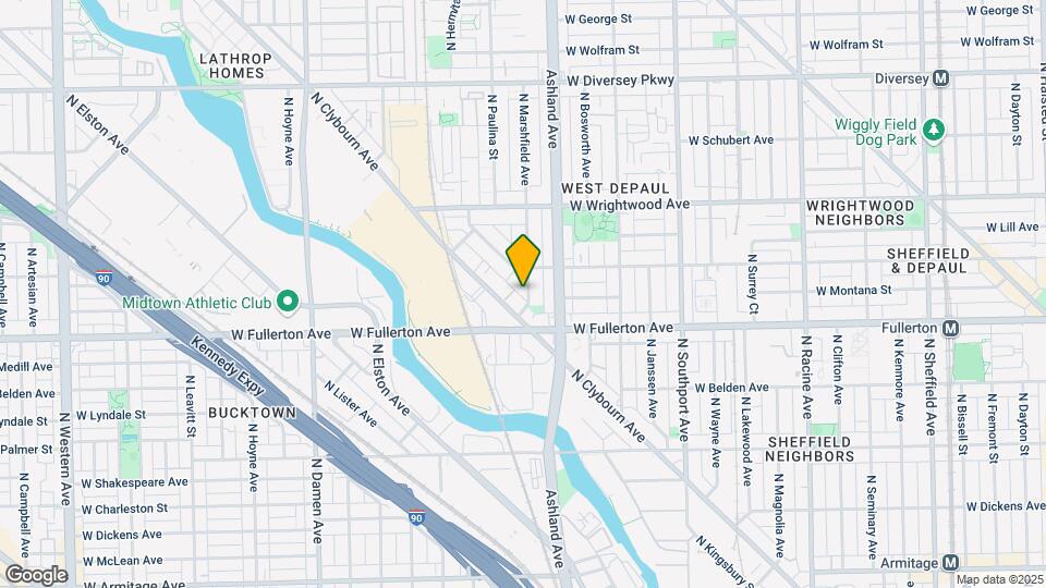 2430 N Marshfield Ave, Unit 1 Map and Location Details
