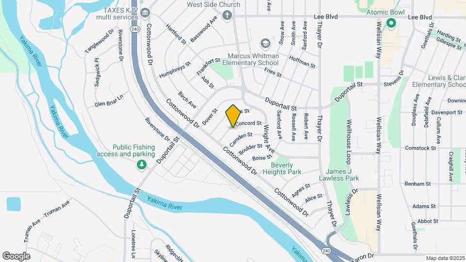 2305 Concord St Map and Location Details