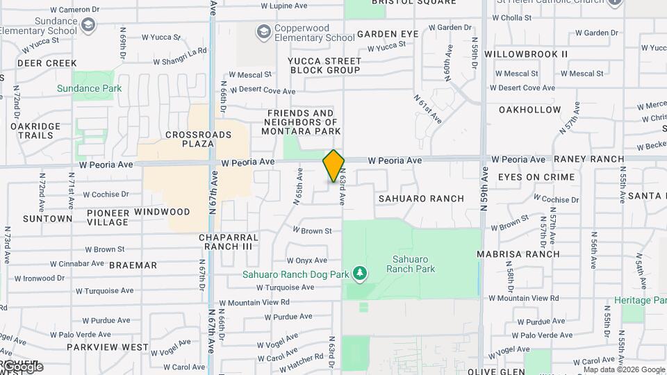 10415 N 63rd Dr Mapa y Detalles de la Ubicación