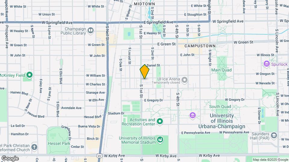 103 E Chalmers Map and Location Details