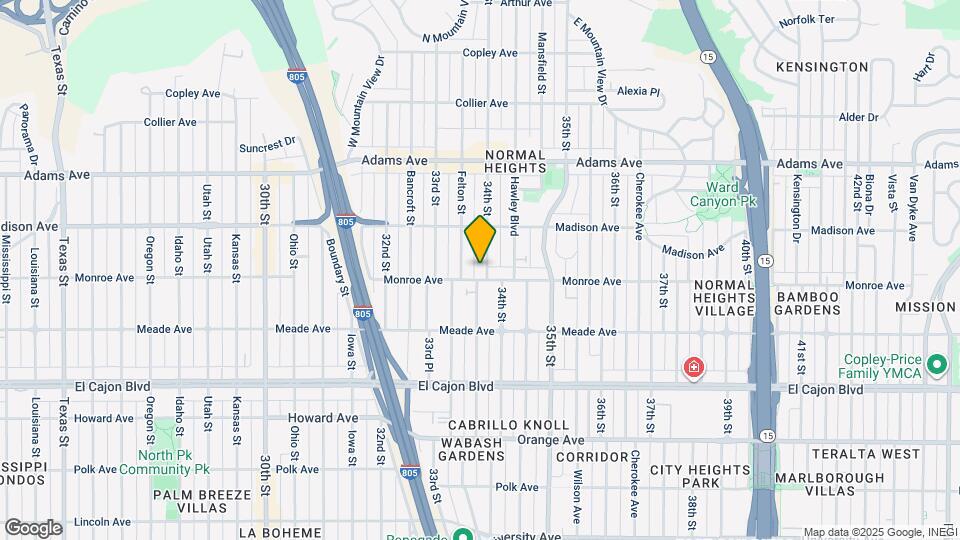 4510 34th St Map and Location Details