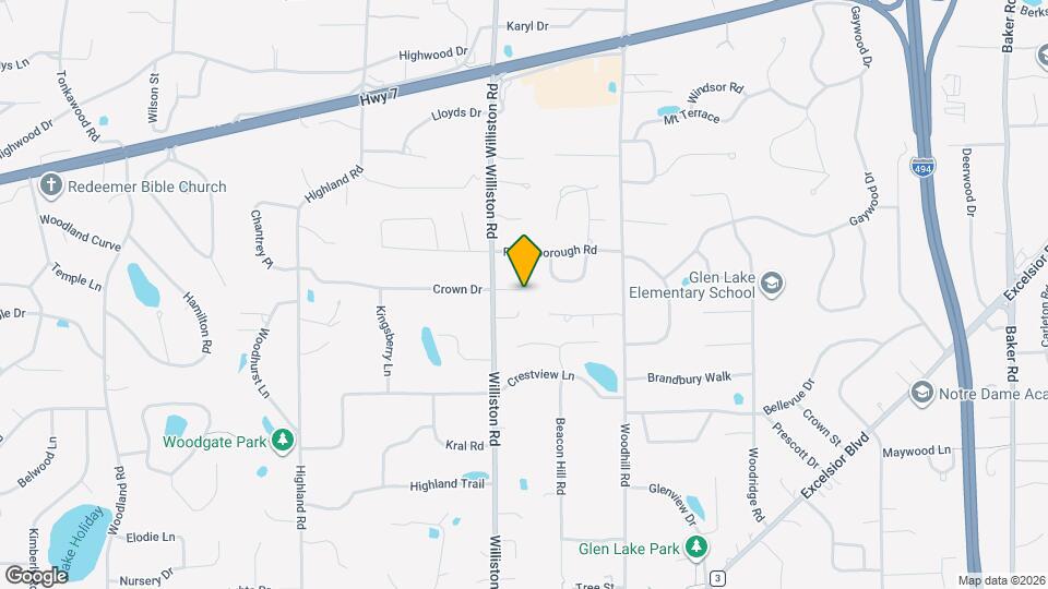 4817 Williston Rd Map and Location Details