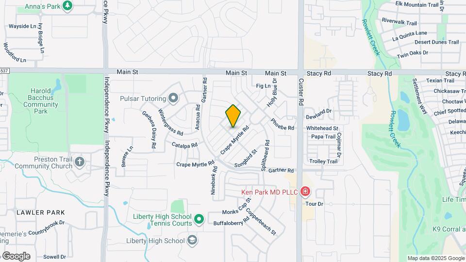 15621 Fringe Tree Rd Map and Location Details