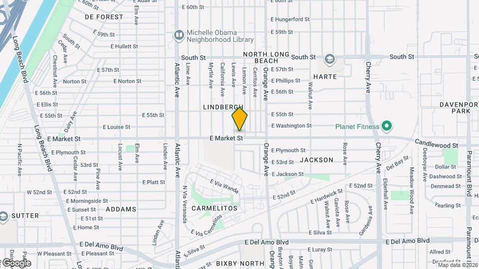 1061 E Market St Mapa y Detalles de la Ubicación