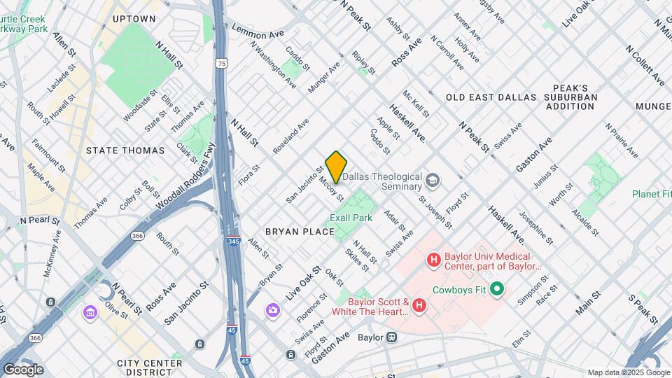 1428 Mccoy St Map and Location Details