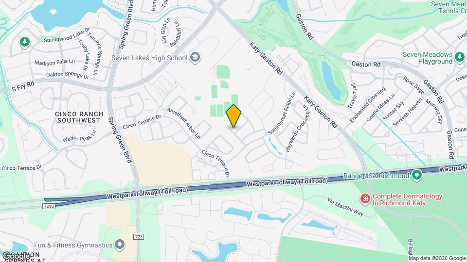 24538 Evangeline Springs Ln Map and Location Details