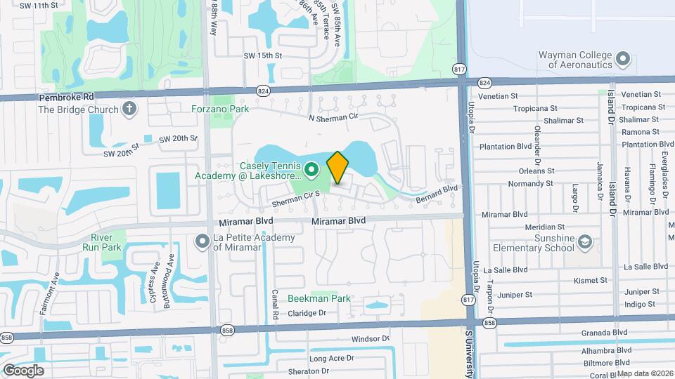 8466 SW 23rd Ct Map and Location Details