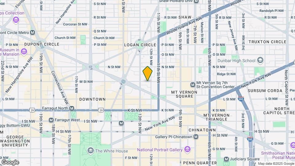 1208 M St NW Map and Location Details