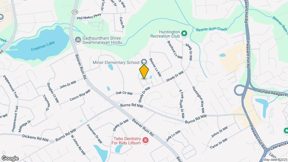 810 Minor Creek Way NW Map and Location Details