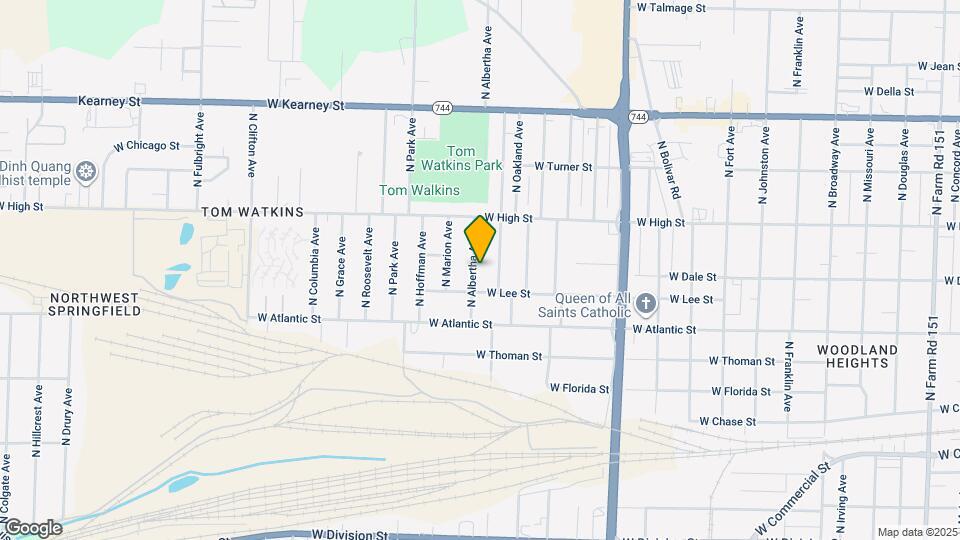 2066 N Albertha Ave Map and Location Details