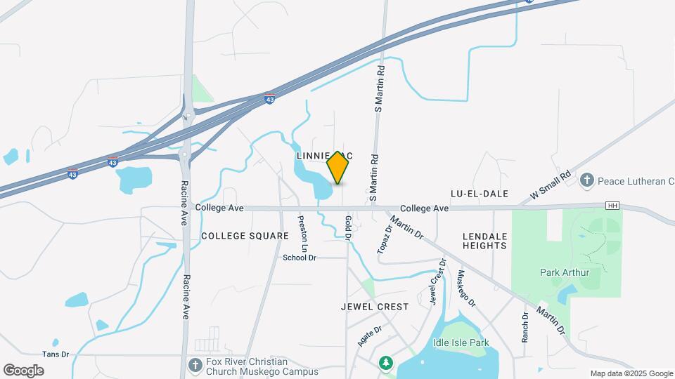 6255 S Linnie Lac Pl Map and Location Details