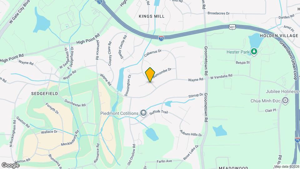 3901 Buncombe Dr Mapa y Detalles de la Ubicación