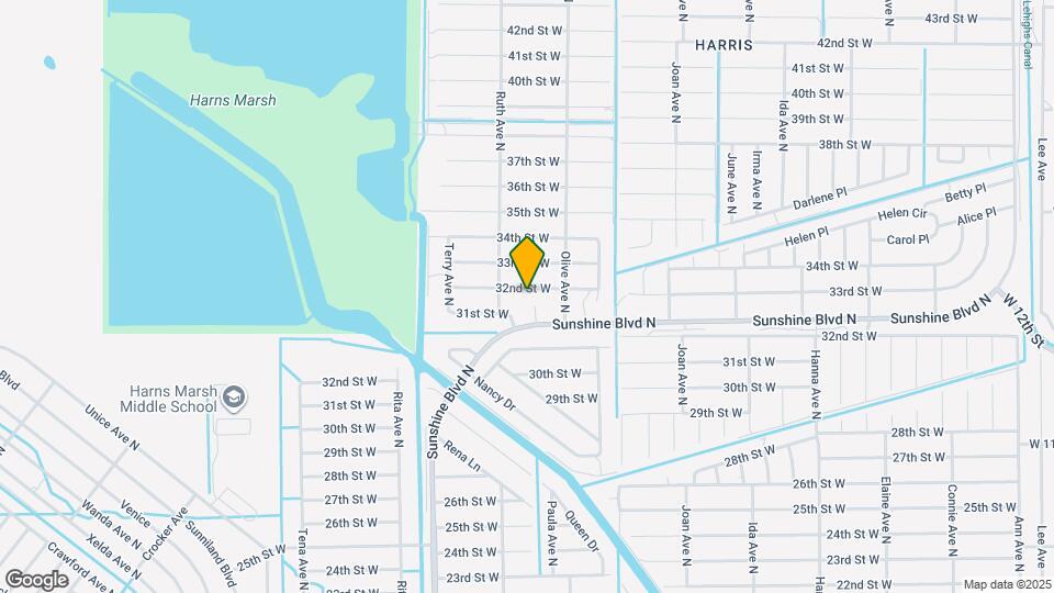 3211 32nd St W Map and Location Details