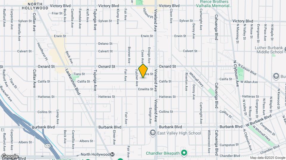 11055 Califa St Map and Location Details