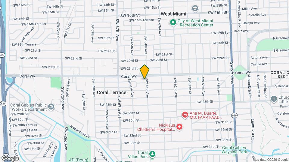 2440 SW 64th Ave Map and Location Details