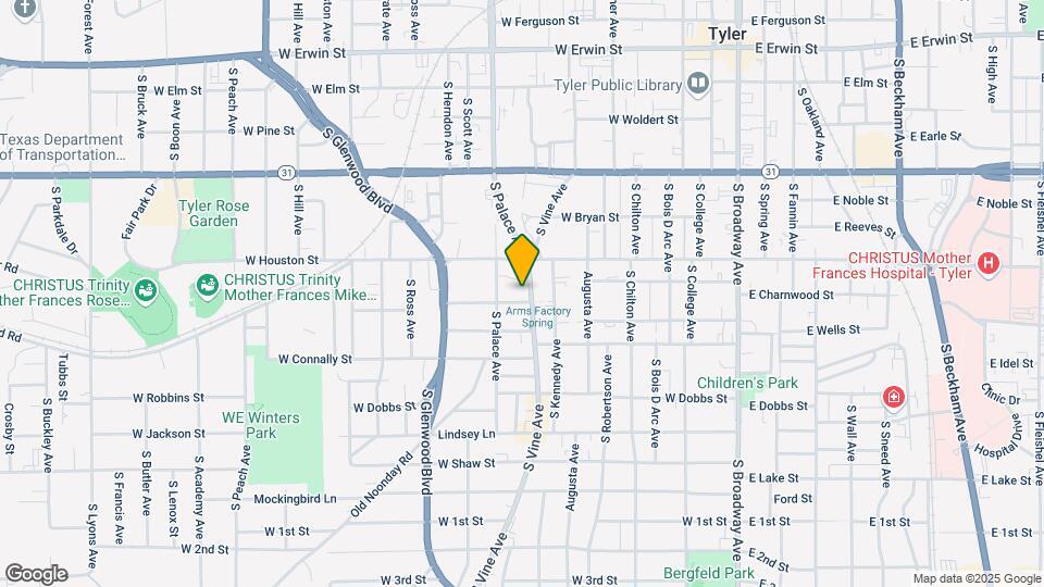 631 S Vine Ave Map and Location Details