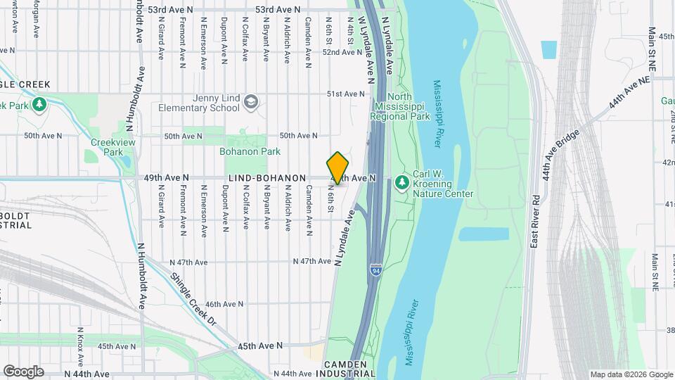 4848 N 6th St Map and Location Details