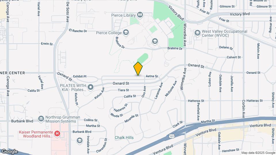 20414 Aetna St Map and Location Details