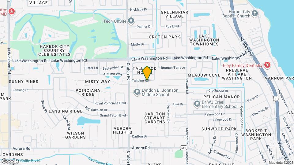 1911 Talloak Rd Map and Location Details