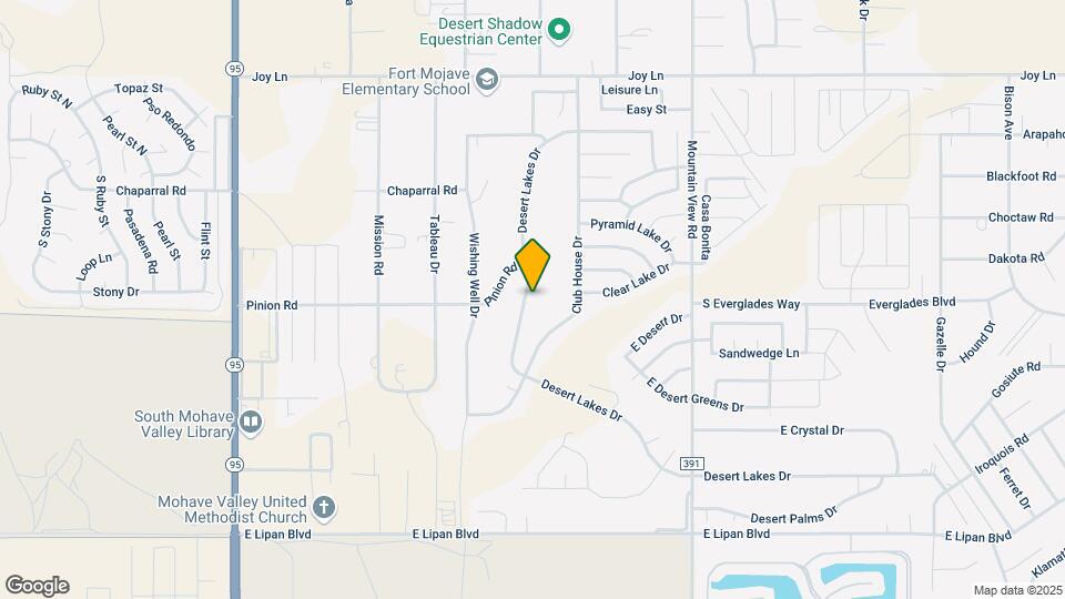 5714 Desert Lakes Dr Map and Location Details