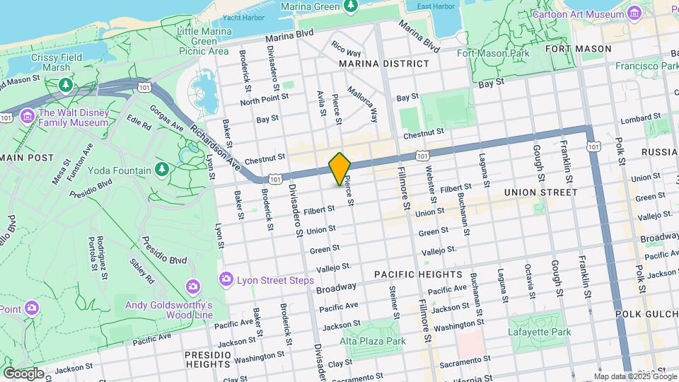2425 Greenwich St Map and Location Details