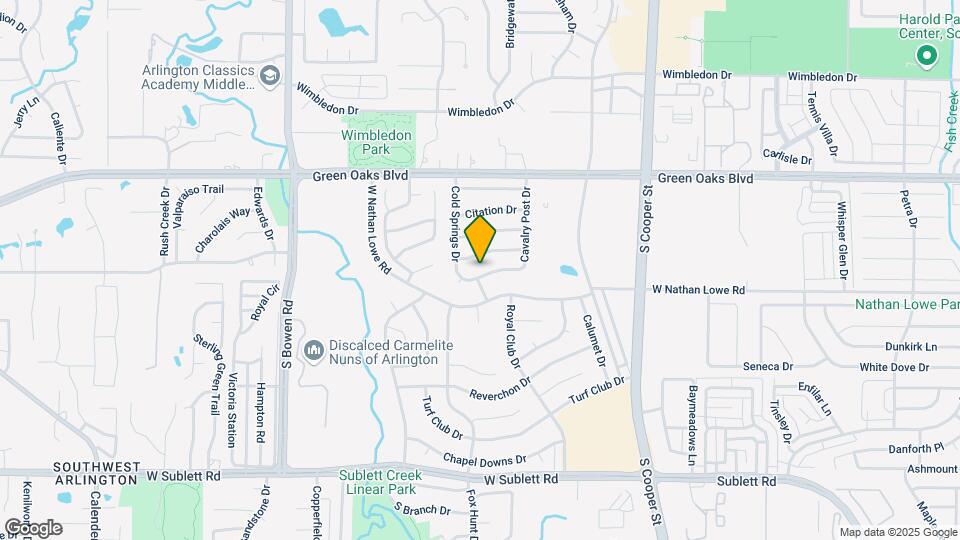 2119 Cold Springs Dr Map and Location Details