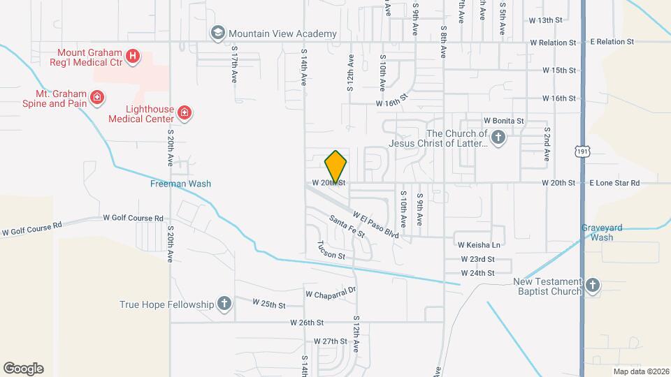 1217 W 20th St, Unit 1217 Mapa y Detalles de la Ubicación