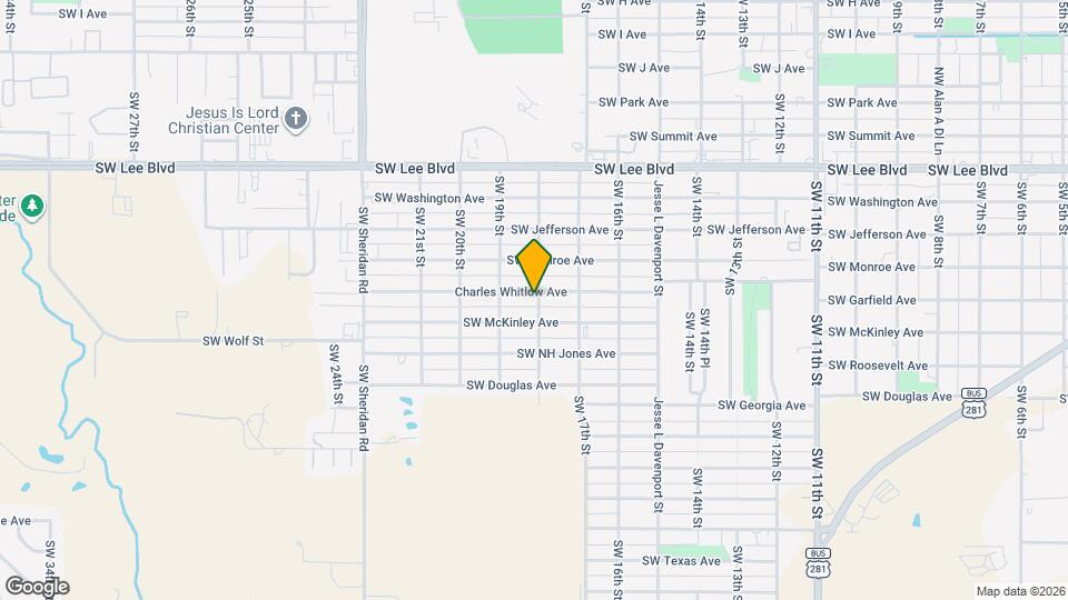 1802 Charles Whitlow Ave Mapa y Detalles de la Ubicación