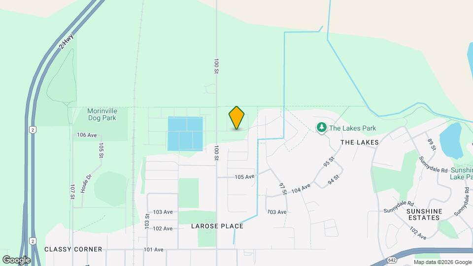 9815-9107 107 Ave Map and Location Details