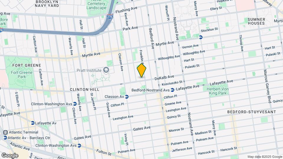 481-483 De Kalb Ave Mapa y Detalles de la Ubicación
