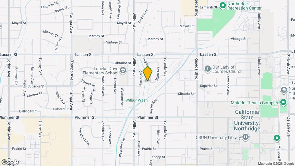 9671 Geyser Ave Map and Location Details