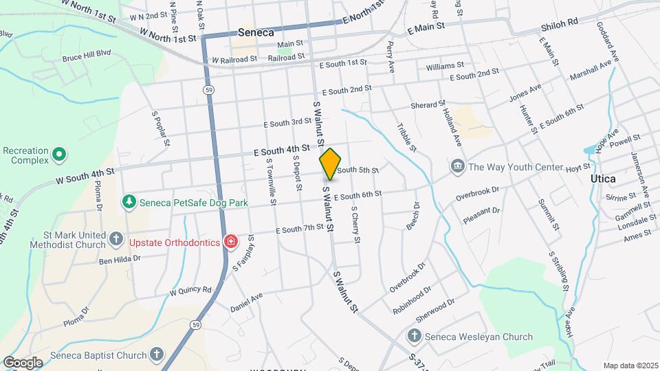 507 S Walnut St Map and Location Details