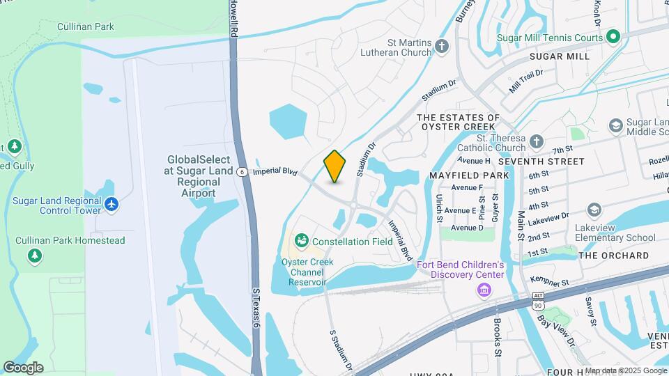 Overture Sugar Land 55+ Active Adult Apartment Homes Map and Location Details