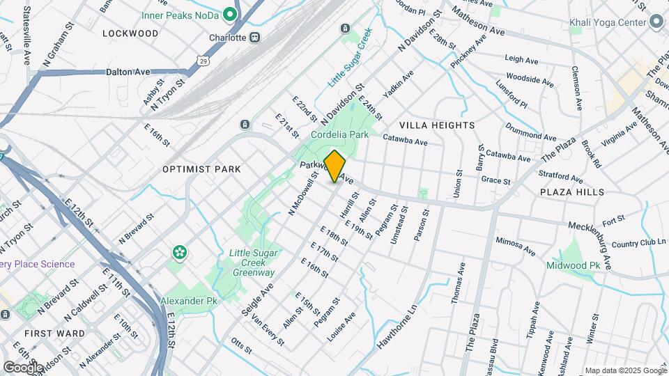 1705 Seigle Ave Map and Location Details