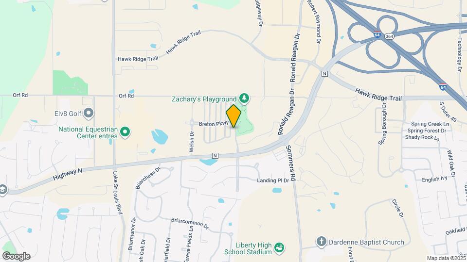 1111 Ridgeway Dr Map and Location Details