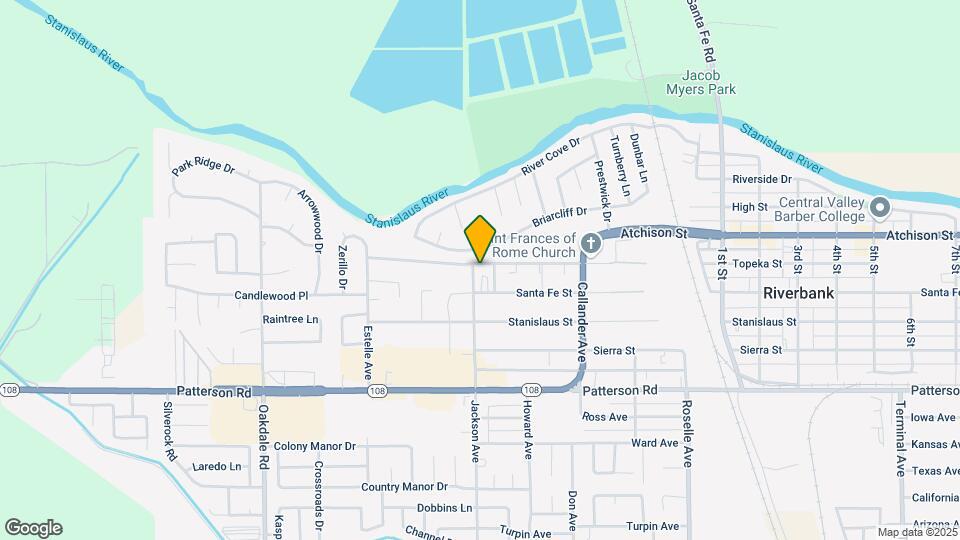 Modesto Mobile Home Park Map and Location Details