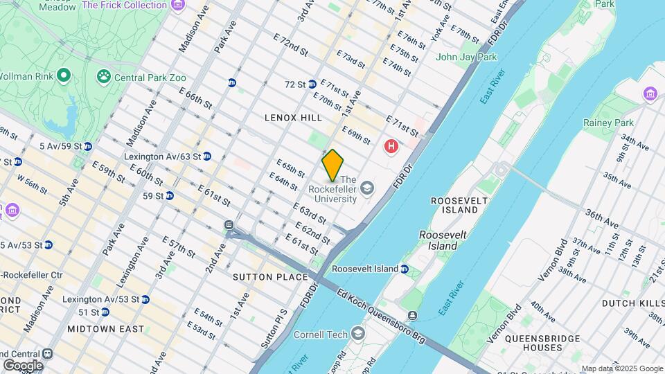429 E 65th St Map and Location Details