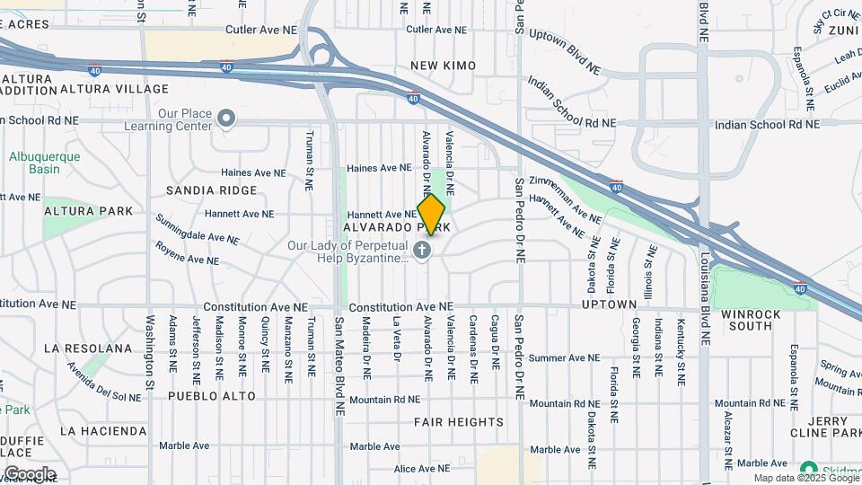 1910 Alvarado Dr NE-Unit -1908 Alvarado Dr. NE Map and Location Details