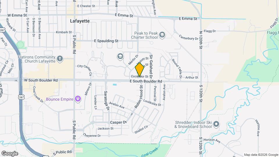 802 Excalibur St Mapa y Detalles de la Ubicación