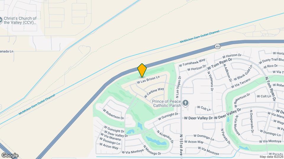 15186 W Las Brizas Ln Mapa y Detalles de la Ubicación