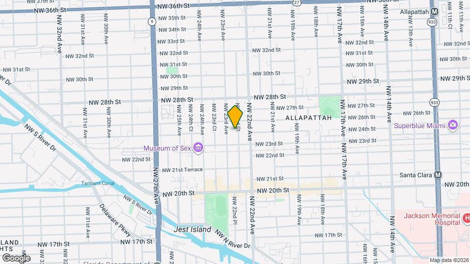 2400 NW 22nd Ct Map and Location Details